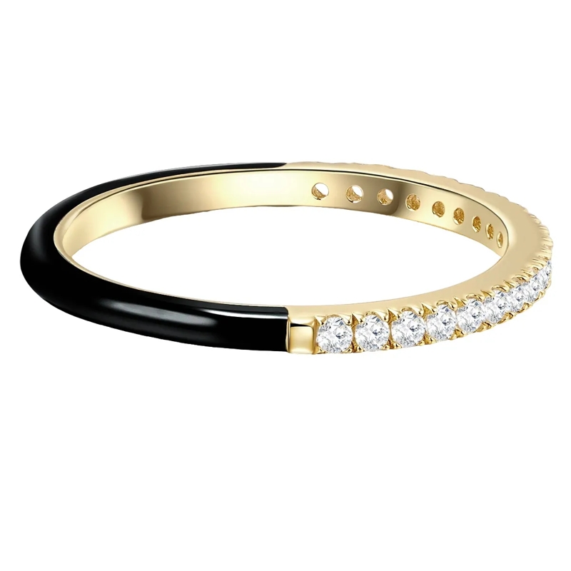 Glanzstücke München Ring Sterling Silber Ring Zirkonia gold