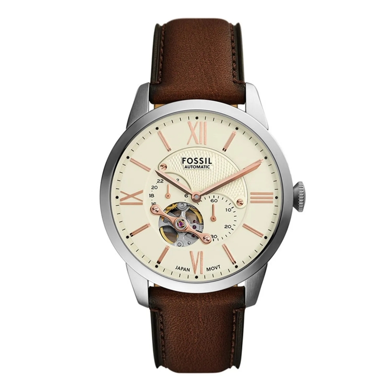 Fossil Chronograph Townsman Uhr Silber