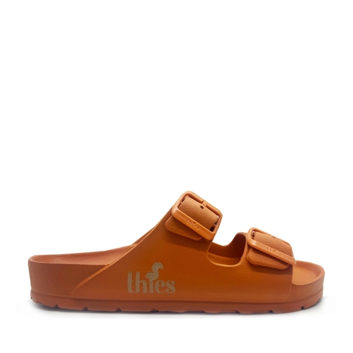 thies Sandaal thies 1856 ® Ecofoam Sandal vegan bitter orange schwarz