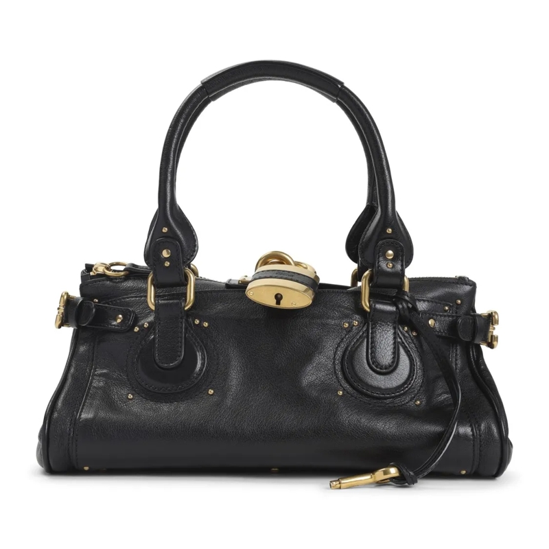 Chloé Tote Rectangular Black Shoulder Bag Black