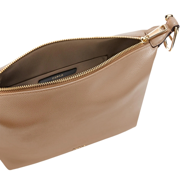 Furla Hobo Bag Furla Tonie Mini Hobo Toffee(Image 5)