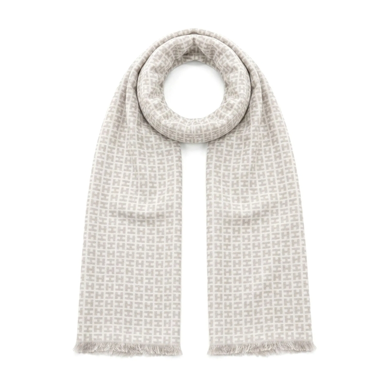 Hemisphere Wollschal Tuch aus Kaschmir & Seide beige