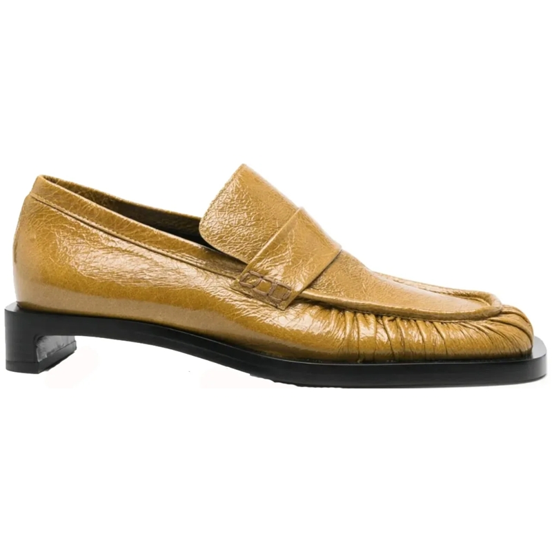 Jil Sander Loafer Heeled Loafer Mustard grün