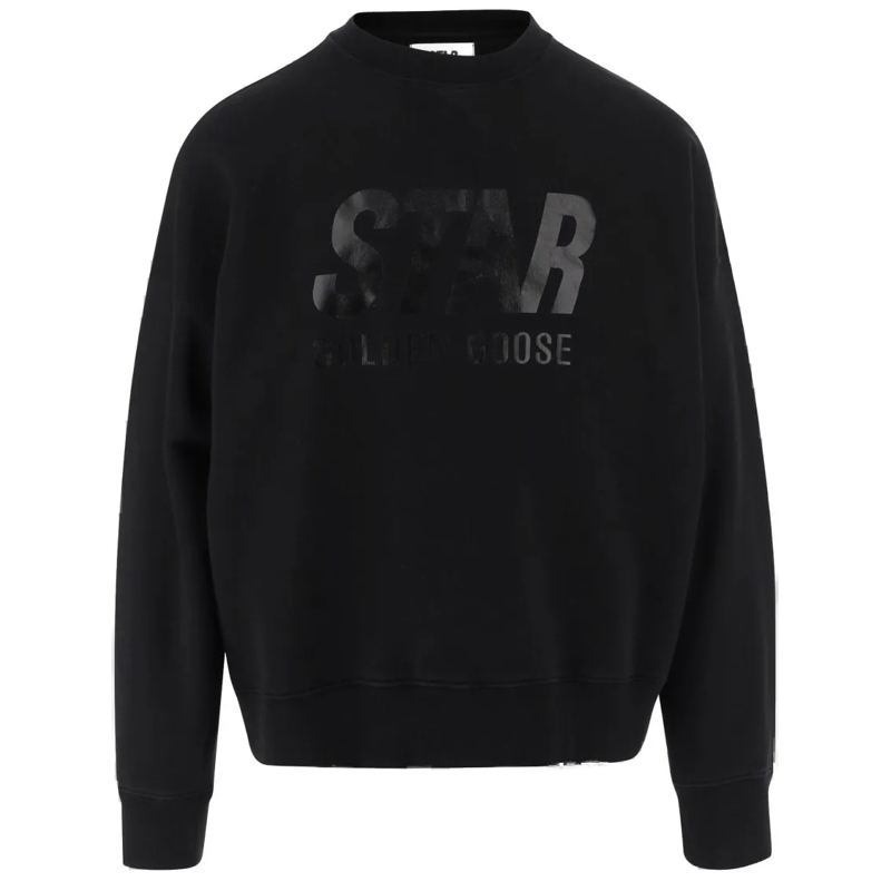 Golden Goose  Cotton Star Sweatshirt Black