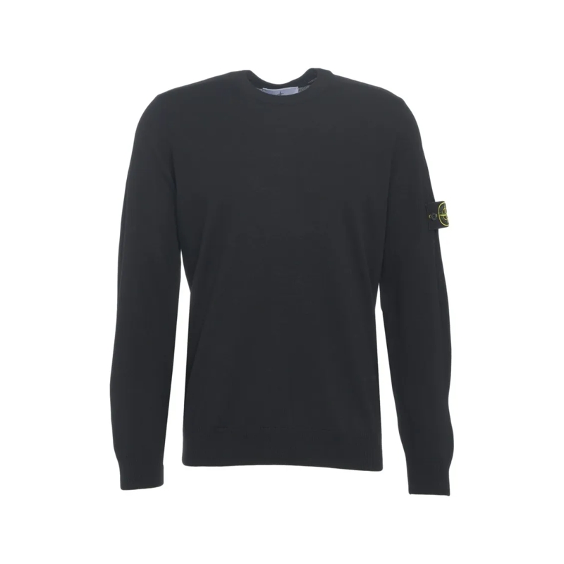 Stone Island Pullover Crew Neck Pullover Black