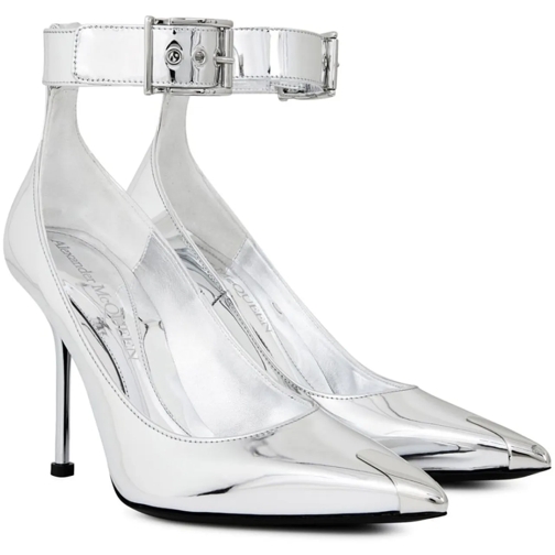 Alexander McQueen sneaker basse Mirror Metallic Pumps silber (Image 2)