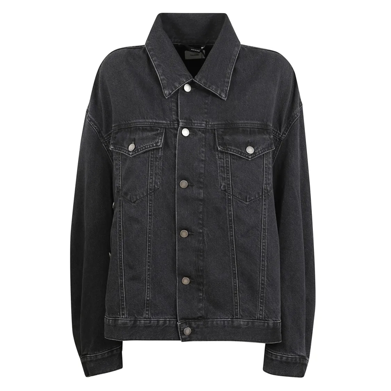 Haikure Jeansjacke Oversized Denim Jacket Black