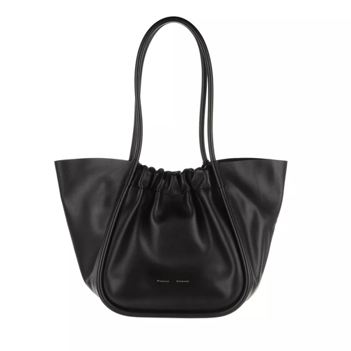 Proenza Schouler Large Ruched Tote Black Shopping Bag
