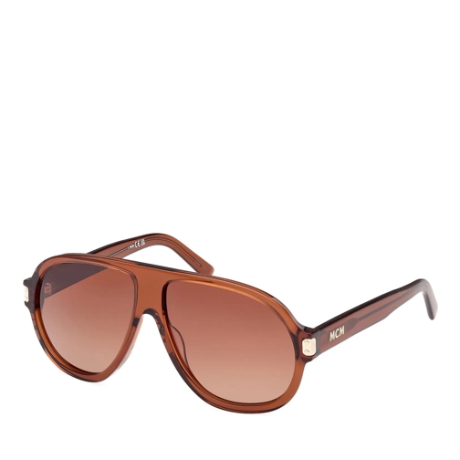 MCM Sunglasses MW0009 shiny light brown