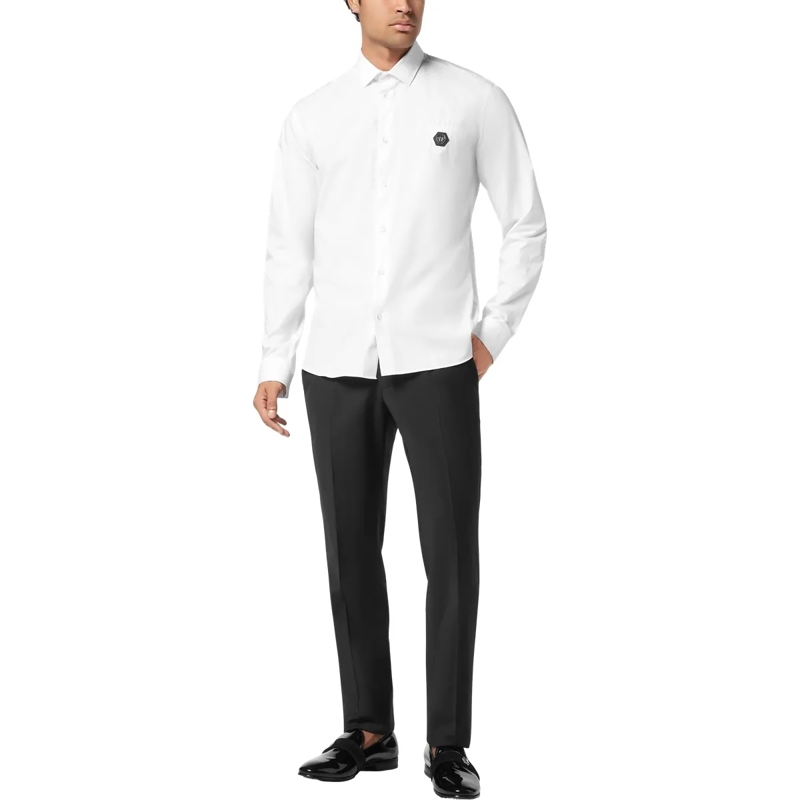 Philipp Plein Hemd Shirt Sugar Daddy Cut Ls Sugar Daddy weiss(Image 4)