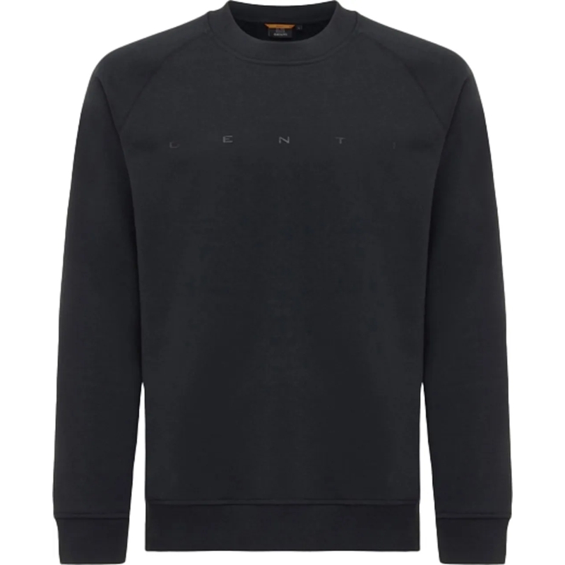 GENTI  Logo Sweater Blue Black schwarz