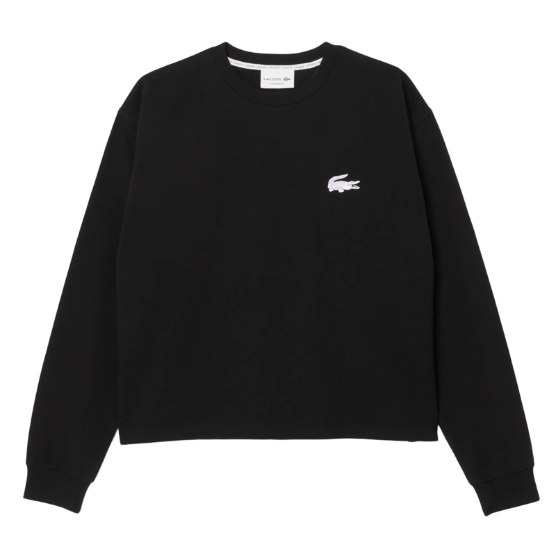 Lacoste  Lacoste LACOSTE Damen Sweatshirt, Rundhals - Loung schwarz