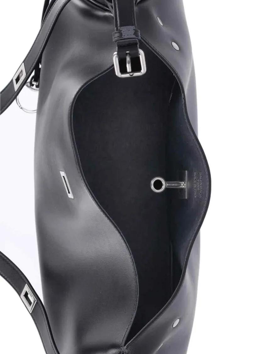 Balenciaga Hobo bags Medium 'Bel Air' Bag – Black in zwart