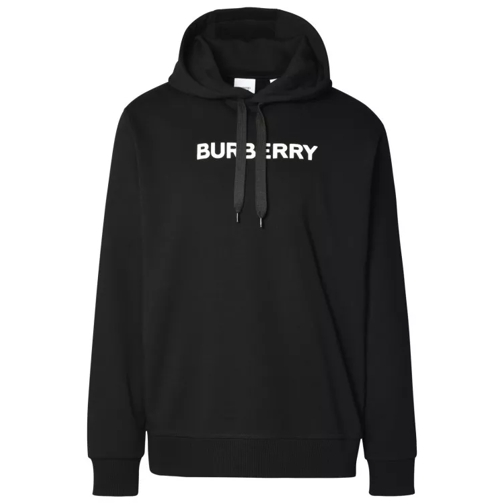 Burberry Black Cotton Sweatshirt Black 