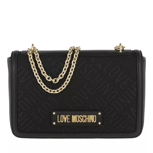 Love Moschino Jacquard Shoulder Bag Nero Crossbody Bag
