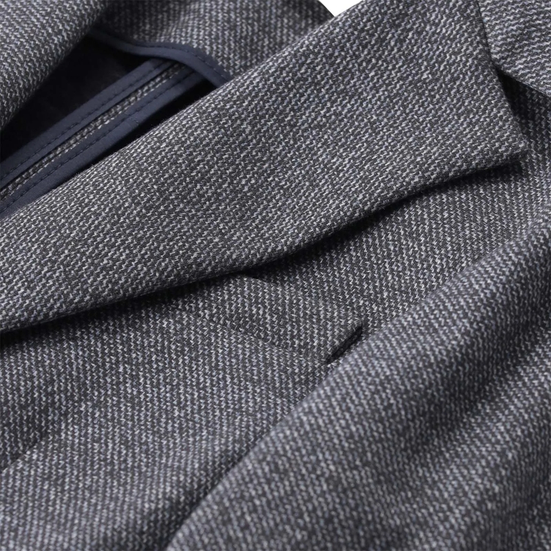 fashion Blazer Blazer aus Baumwoll-Mix grau(Image 3)