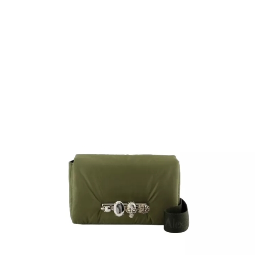 Alexander McQueen New Knuckle Bum Crossbody - Nylon - Khaki Green Crossbody Bag