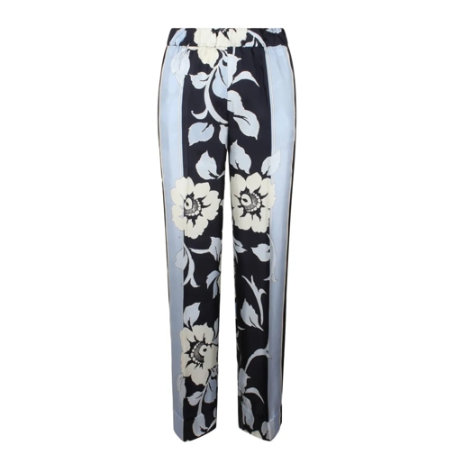 P.A.R.O.S.H.  Flowers Print Trousers Blue