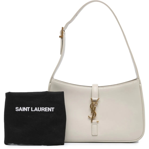 Saint Laurent Sac à bandoulière 2021 Leather Le 5 a 7 Shoulder Bag weiß (Image 17)