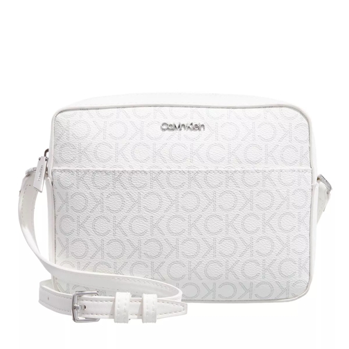 Calvin Klein Ck Must Camera Bag Md Mono White Mono Camera Bag