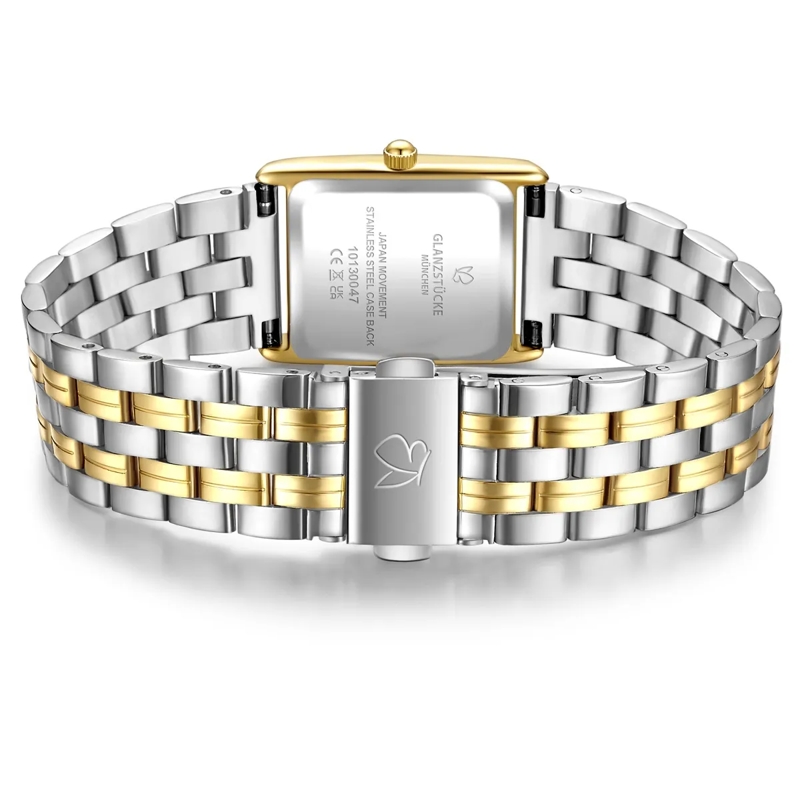 Glanzstücke München Automatikuhr Damen Armbanduhr Edelstahl silber(Image 5)