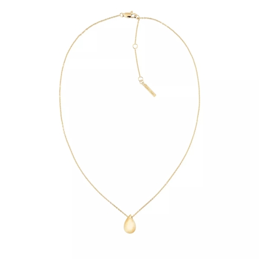 Calvin Klein Sculptured Drops Necklace Gold Kurze Halskette