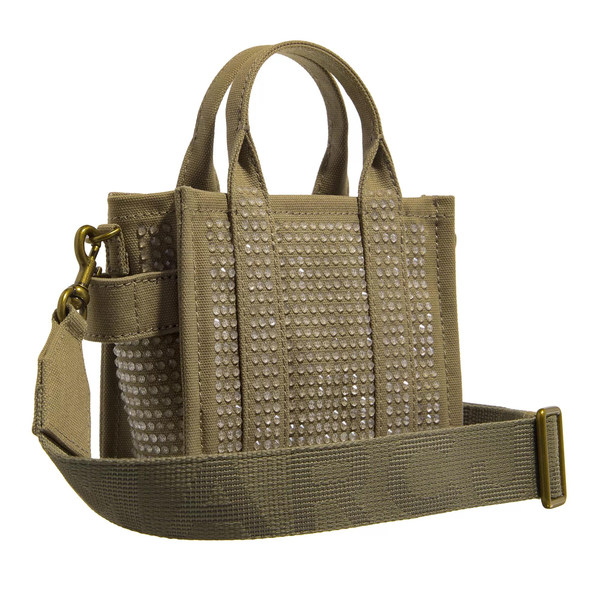 Marc Jacobs Totes The Mini Crystal Canvas Tote Bag in groen