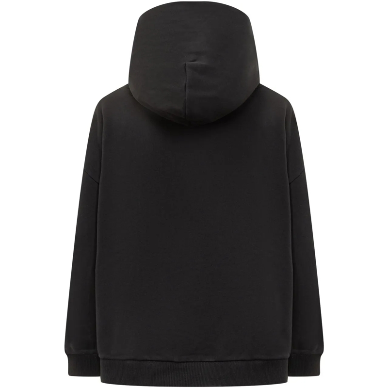 Givenchy Gilet Felpa Nera con Logo Stampato schwarz(Image 2)