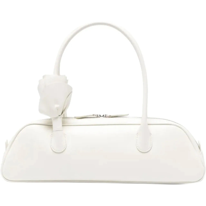 Magda Butrym Tote Brigitte Bag Cream Trapeze weiß