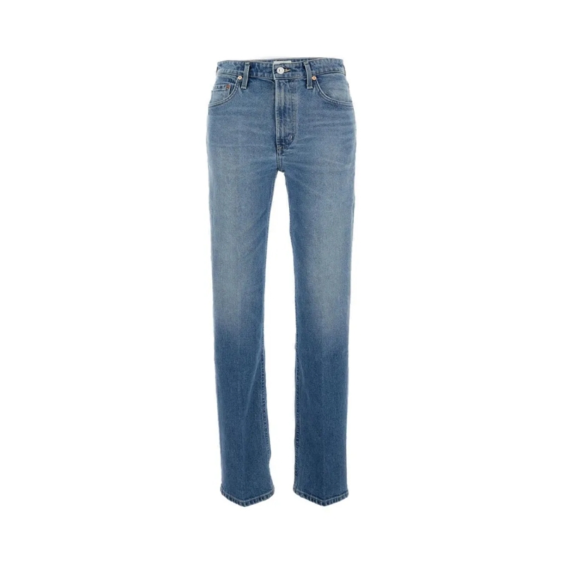Citizens Of Humanity Jeans Wide Leg Light Blue Denim Jeans With Five-Pocket D Blue