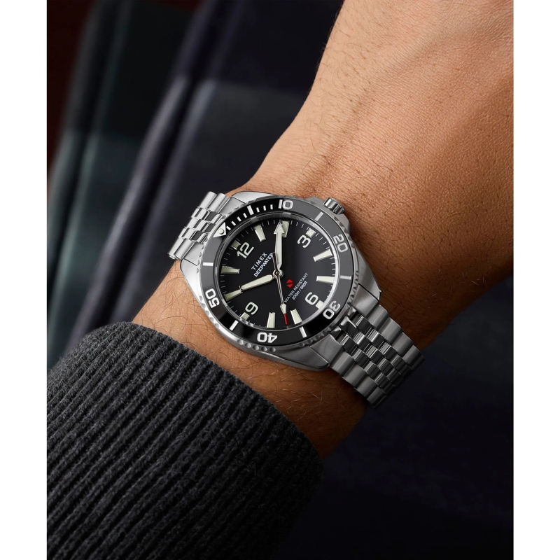 Timex Quarzuhr Quarz-Analoguhr Deepwater Arctic silber(Image 7)