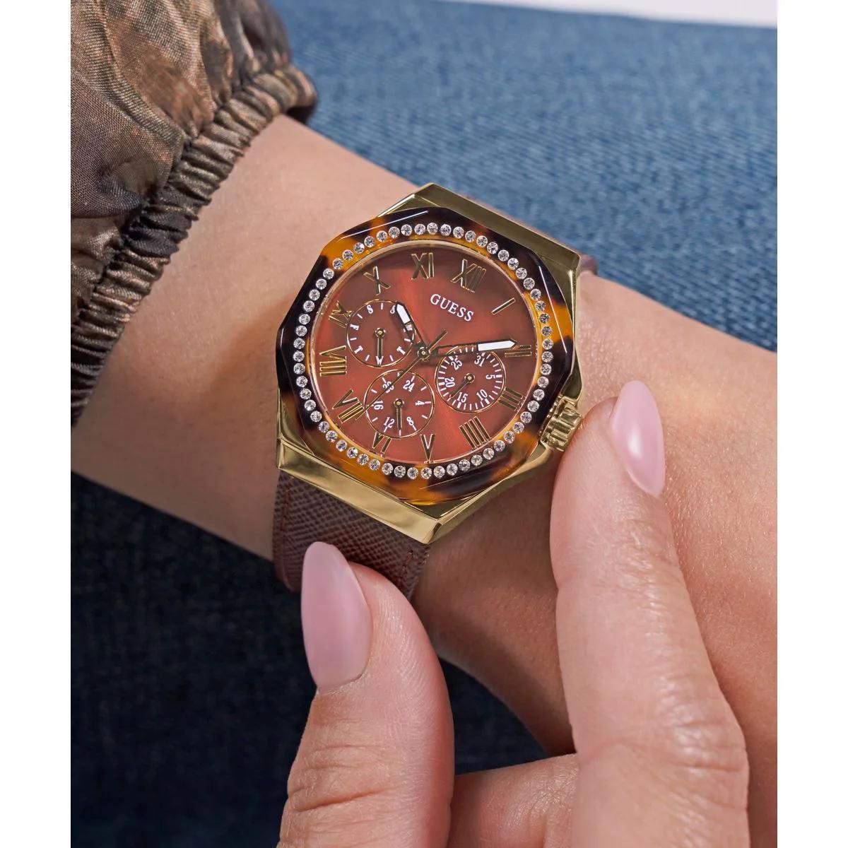 Thumbnail - Guess Uhren - Quarz Analog Uhr Analog Uhr Glasur - Gr. unisize - in Schwarz - für Damen