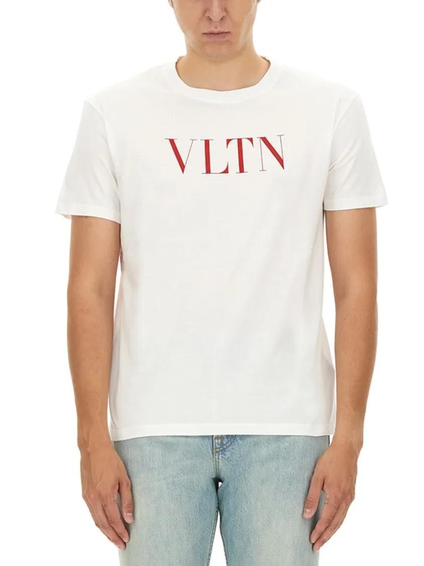 Thumbnail - Valentino Garavani - "Vltn" T-Shirt - Größe M - weiß