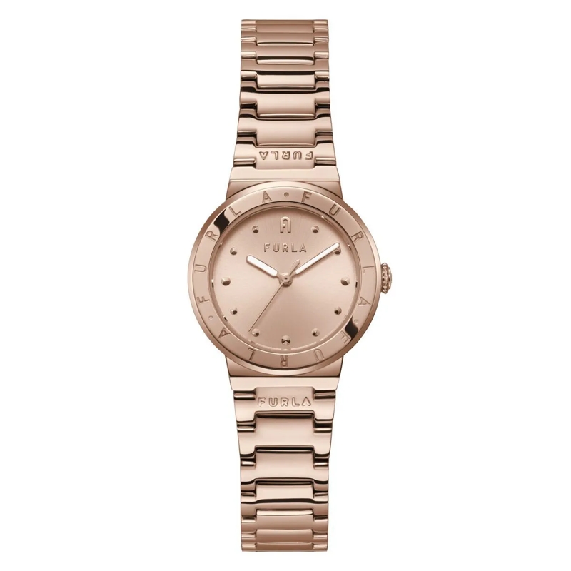 Furla Quarzuhr Quarz Analog Uhr Furla Tortona rosa