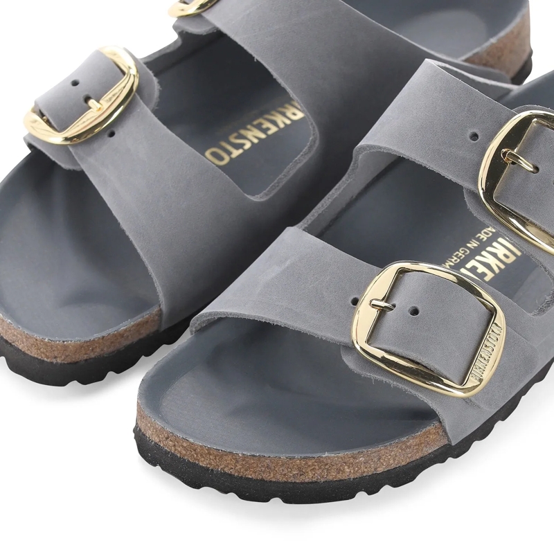 Birkenstock Schnürschuhe Sandalen Arizona aus Leder grau(Image 3)