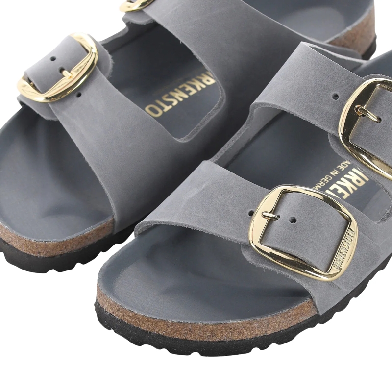 Birkenstock Schnürschuhe Sandalen Arizona aus Leder grau(Image 3)