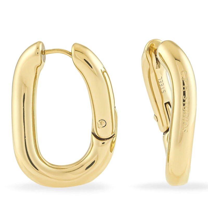 Copenhagen Ohrstecker Edelstahl Organics gold