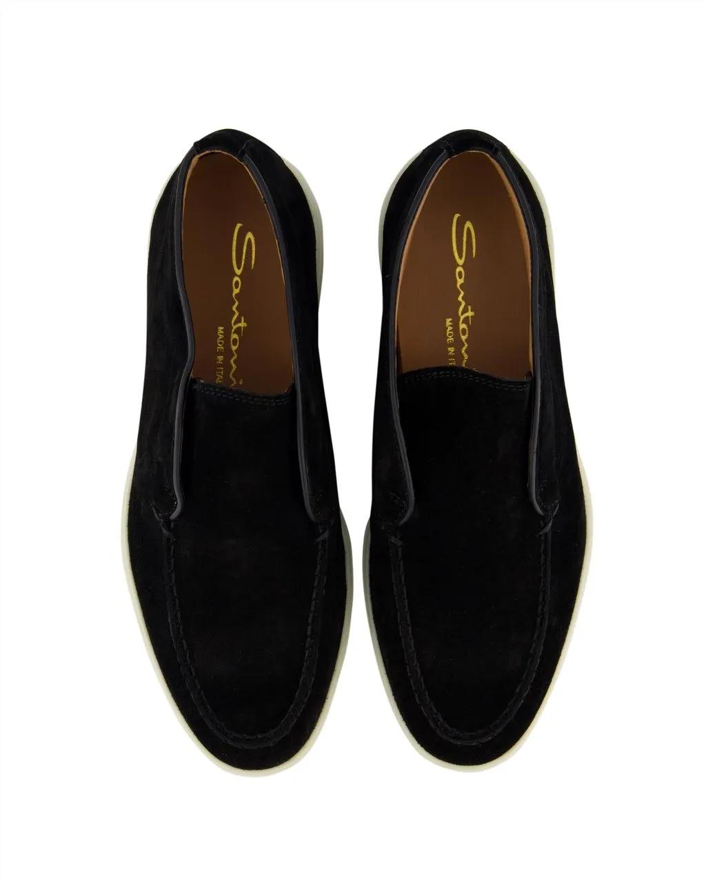 Thumbnail - Santoni Loafer - Dames Yalta Donna Loafer Zwart - Gr. 37,5 (EU) - in Schwarz - für Damen