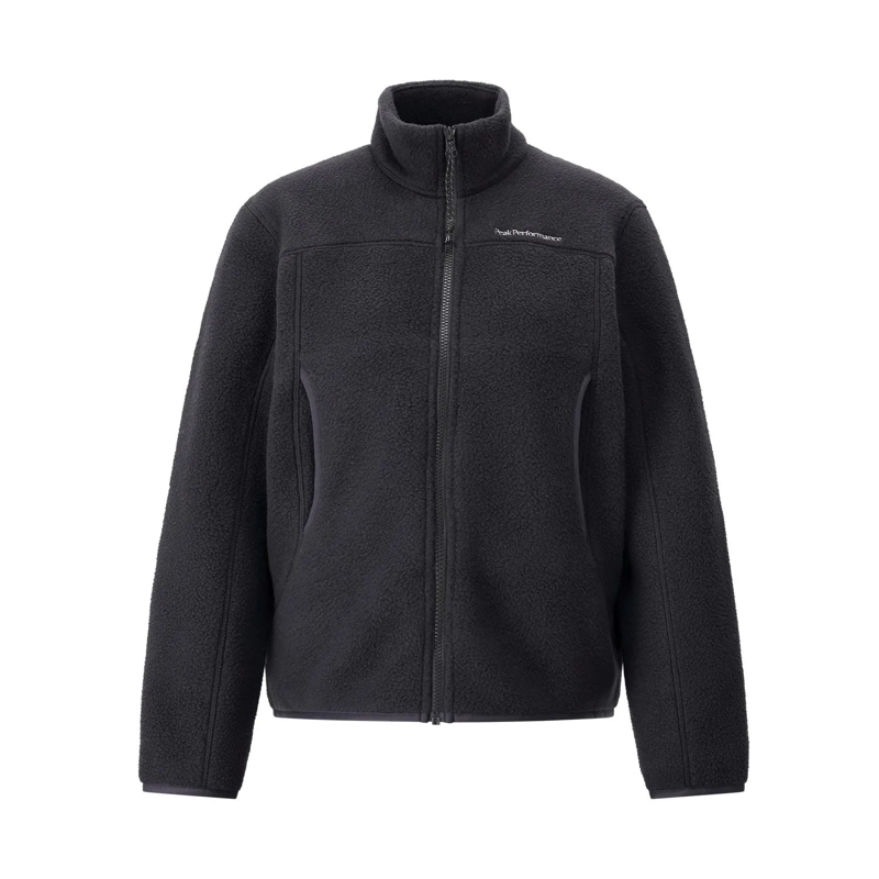 Peak Performance Veste d'été Jacke aus Fleece Schwarz