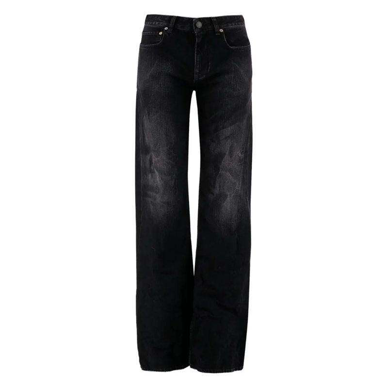 Balenciaga Jeans Wide Leg Pants Black