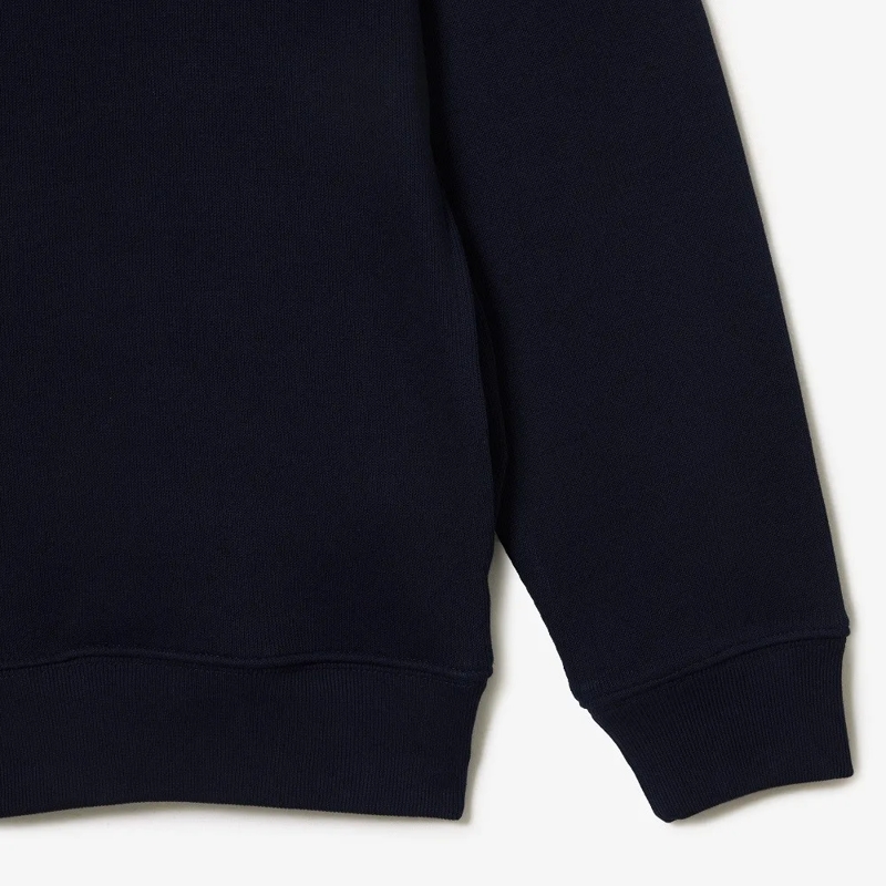 Lacoste  Sweater Rib Interlock Half Zip Dark Navy dunkelblau(Image 5)