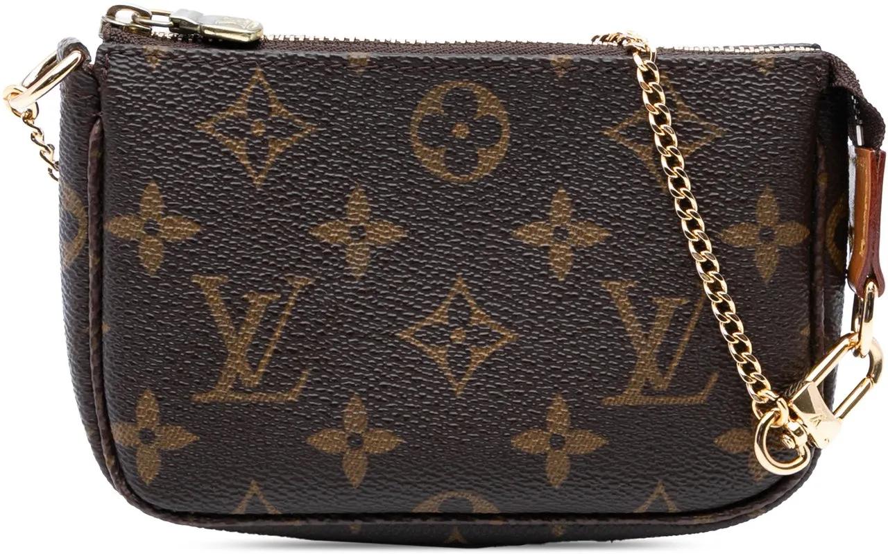 Louis Vuitton Crossbody Bags - Monogram Mini Pochette Accessoires - Gr. unisize - in Braun - für Damen
