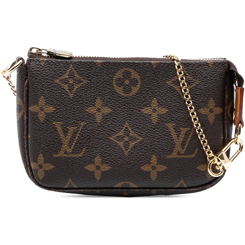 Louis Vuitton Fourre-tout Monogram Mini Pochette Accessoires braun