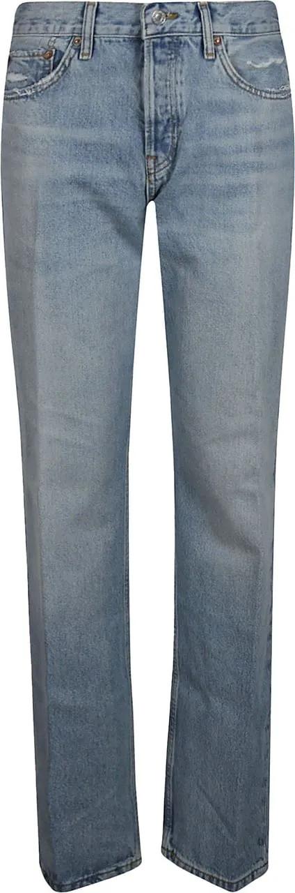 Thumbnail - RE/DONE - Easy Straight Jeans Blue - Größe 26 - blue