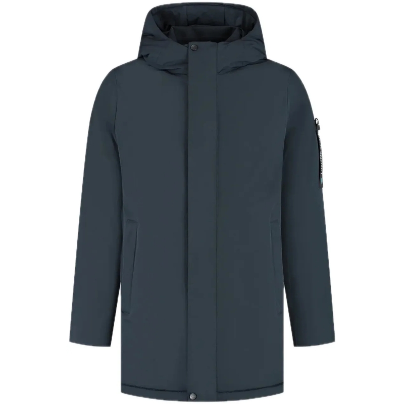 PURE PATH Parka Parka Dark Navy 25030404 blau