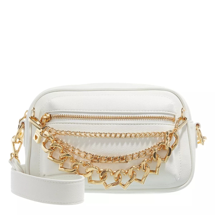 Love Moschino Charm Chains Bianco Camera Bag