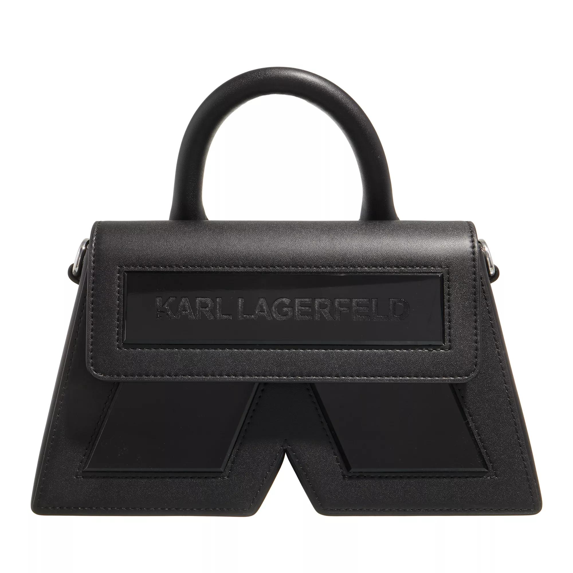 Karl Lagerfeld Shopper - Ikon/K Cb Leather - Gr. unisize - in Schwarz - für Damen