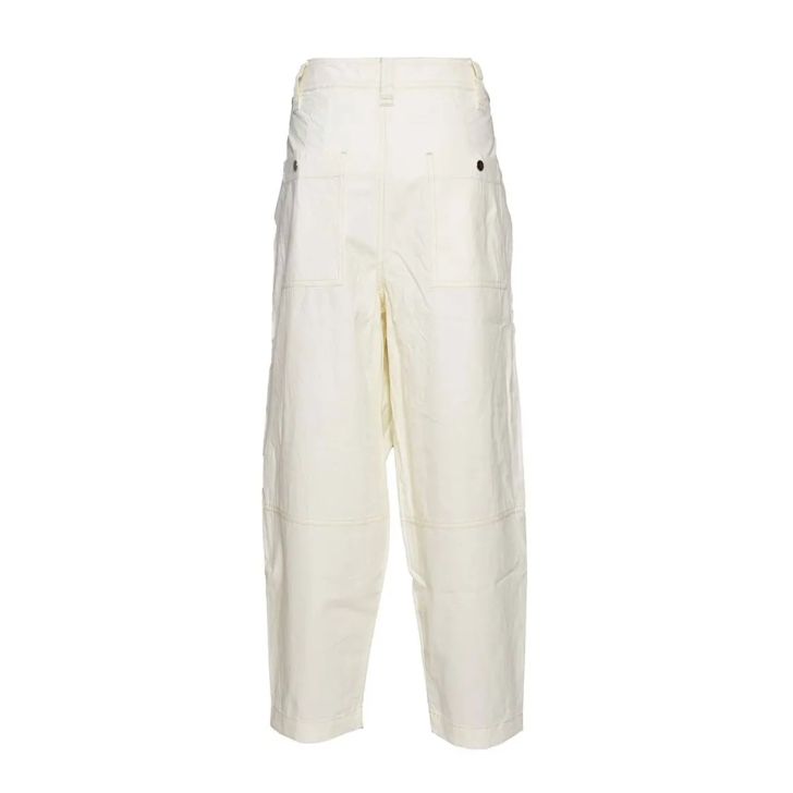 パンツ Isabel Marant Etoile Kelvin Cargo Pants In White Cotton Etoile Isabel Marant Kelvin Cargo Pants In White Cotton White