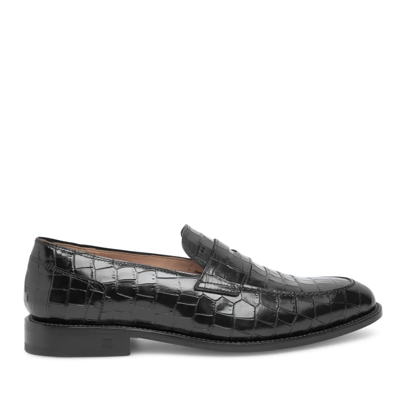 Henry Stevens Monkstraps Loafer Marshall PL schwarz