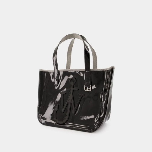 J.W.Anderson Draagtas Belt Tote Shopper Bag - Cotton - Black Black